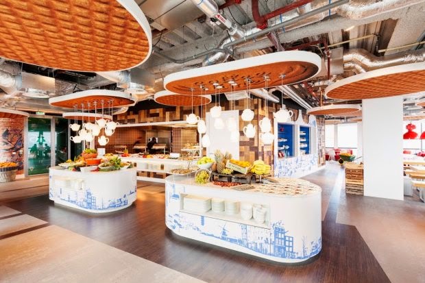 مكتب جوجل في أمستردام هندسة معمارية متألقة